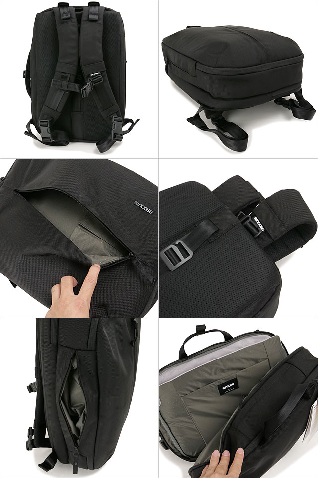 インケース Incase トラックス 2WAYブリーフ 137253053002 Tracks Two-Way Brief 鞄 バックパック ビジネスバッグ AirTag収納 Black 正規取扱店 | incase | 02
