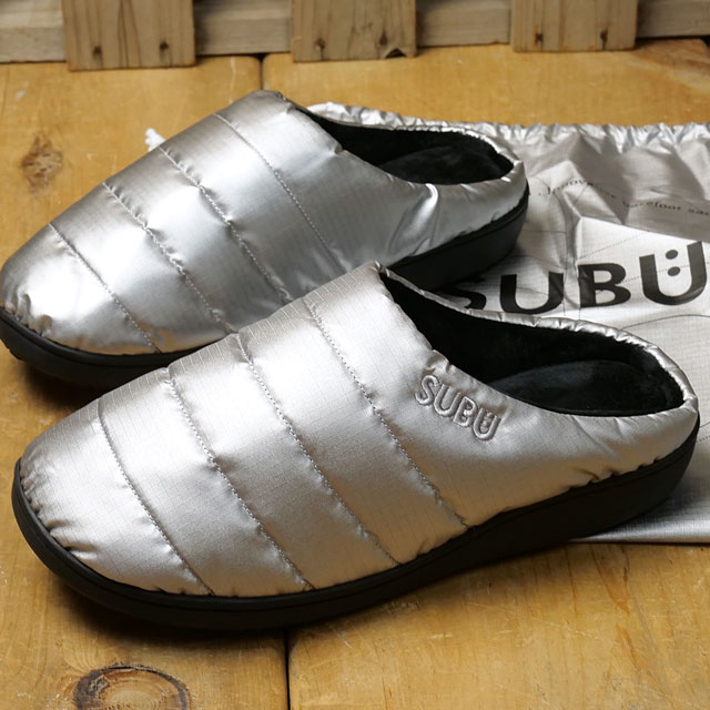 スブ SUBU 冬用サンダル SB-321 FW25 SUBU メンズ・レディース クロッグ ルームシューズ オフィス キャンプ アウトドア SILVER 正規取扱店 | SUBU | 01