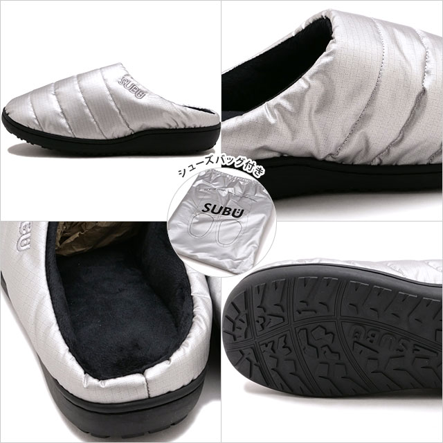 スブ SUBU 冬用サンダル SB-321 FW25 SUBU メンズ・レディース クロッグ ルームシューズ オフィス キャンプ アウトドア SILVER 正規取扱店 | SUBU | 02