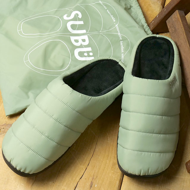 スブ SUBU 冬用サンダル SB-341 FW25 SUBU メンズ・レディース クロッグ ルームシューズ オフィス キャンプ アウトドア SMOKE-GREEN 正規取扱店 | SUBU | 01