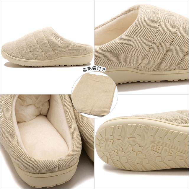 スブ SUBU 冬用サンダル ドット SC-19 FW25 SUBU DOTS メンズ・レディース クロッグ ルームシューズ オフィス HEMP-HOUSE-WHITE 正規取扱店 | SUBU | 02