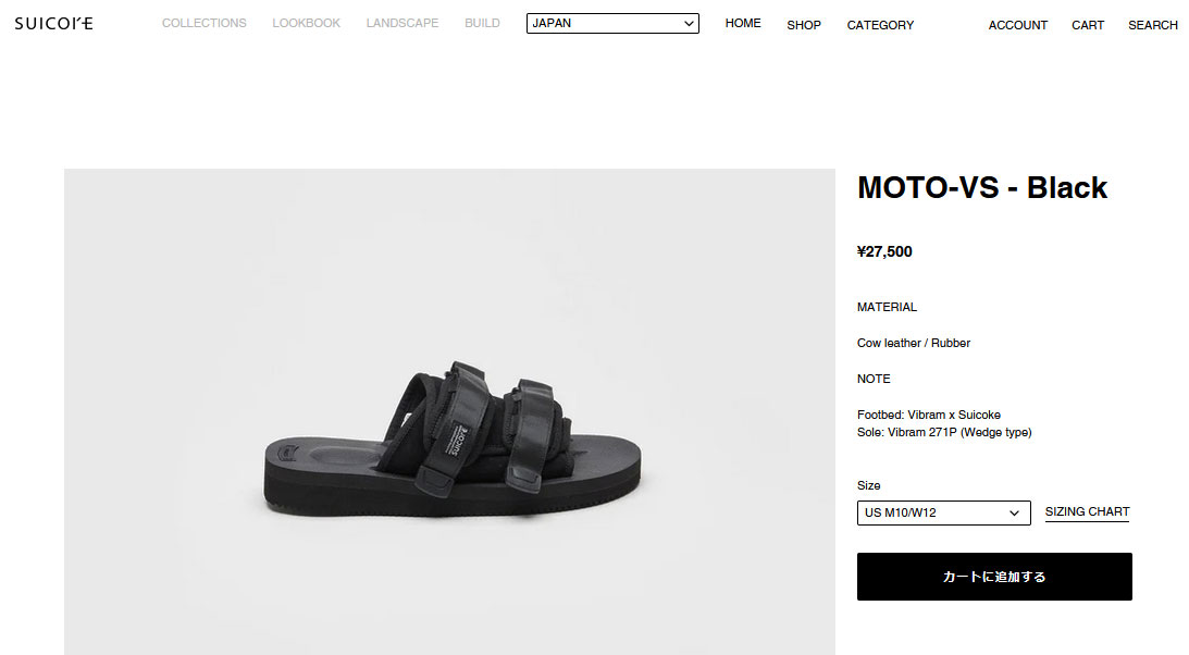 suicoke（スイコック） ストラップ スポーツサンダル ビブラム MOTO-VS