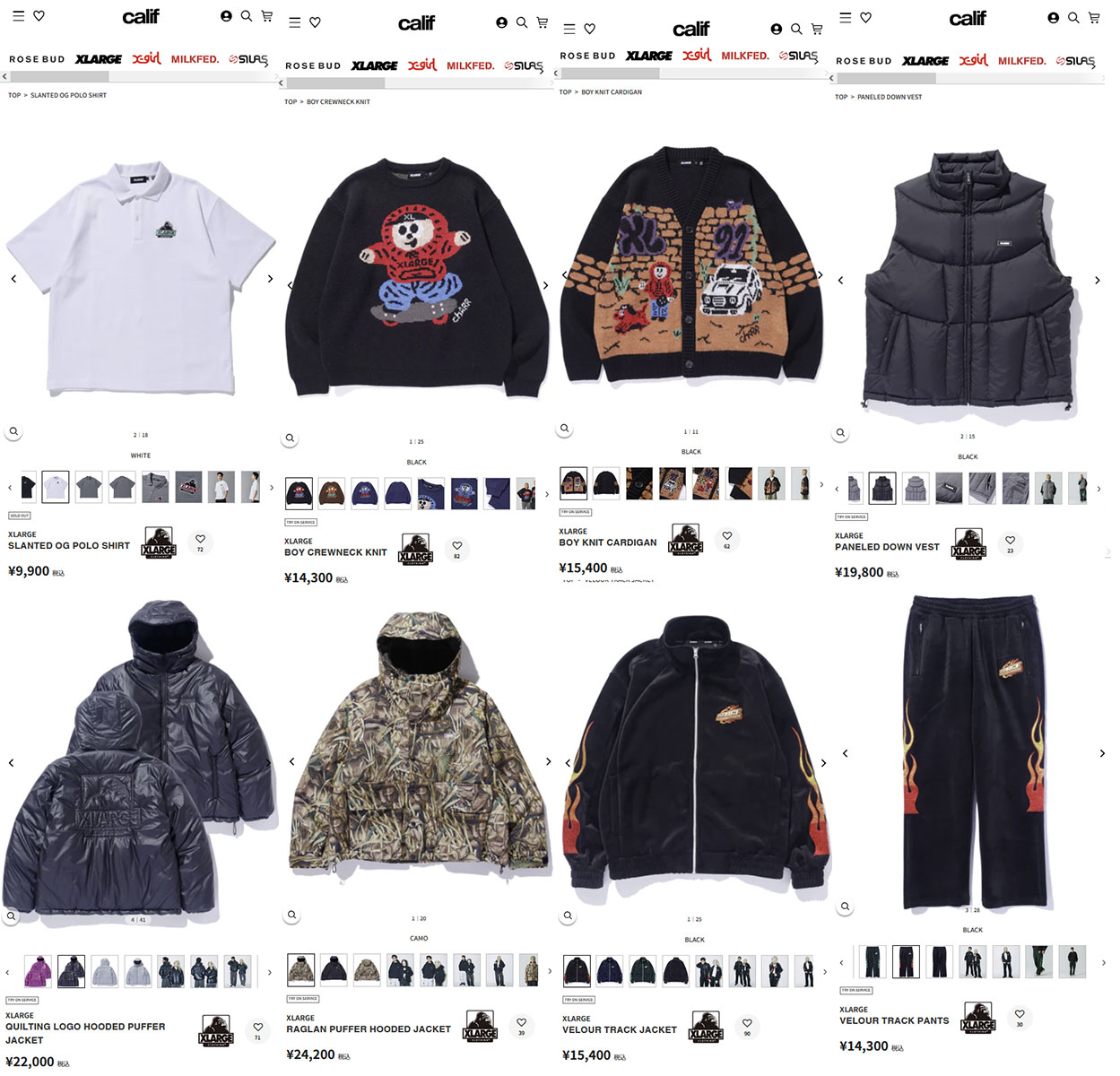 XLARGE エクストララージ ベロアトラックジャケット XLARGE エクストララージ ベロアトラックジャケット