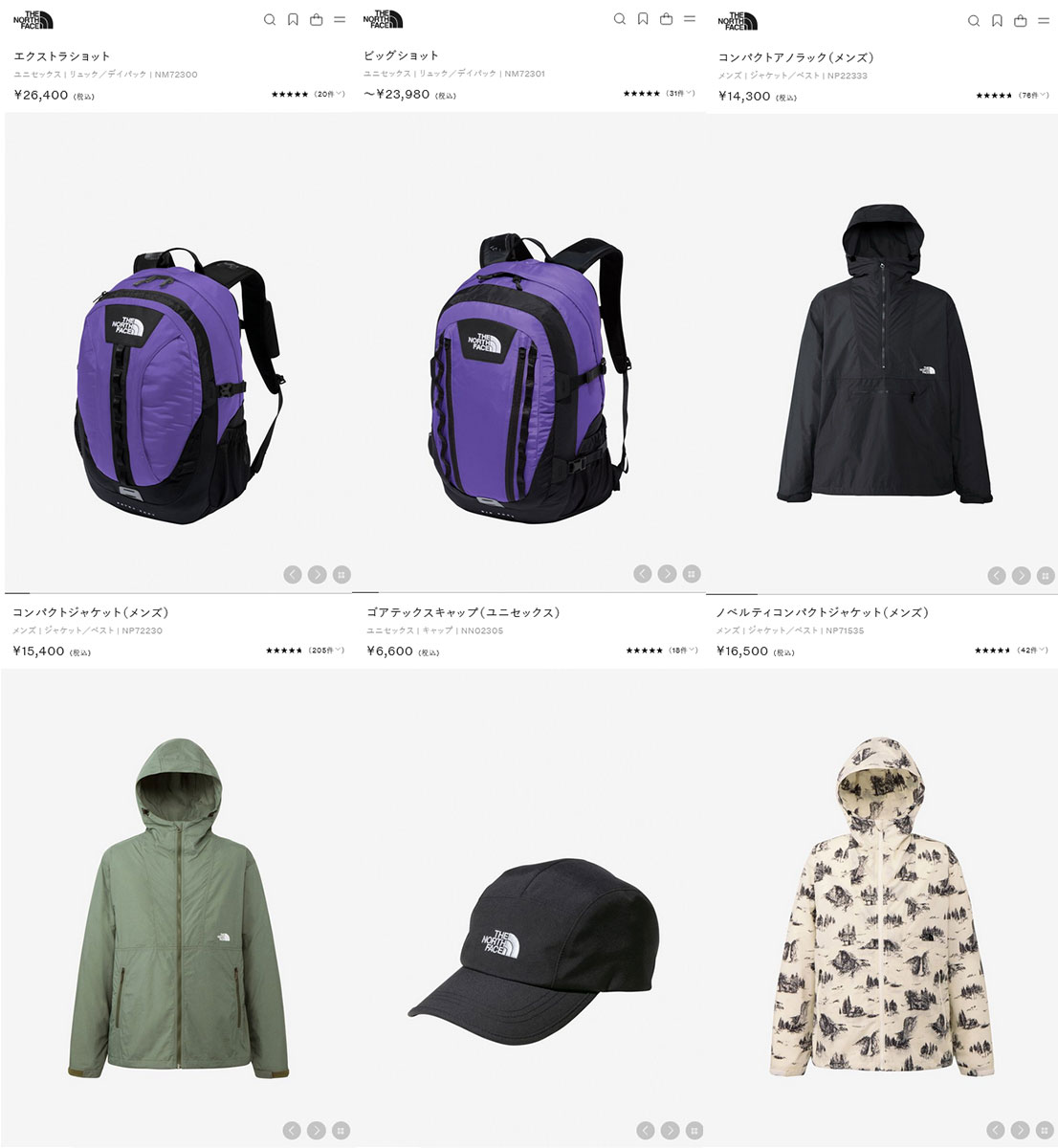 THE NORTH FACE ザ・ノース・フェイス ノベルティコンパクト