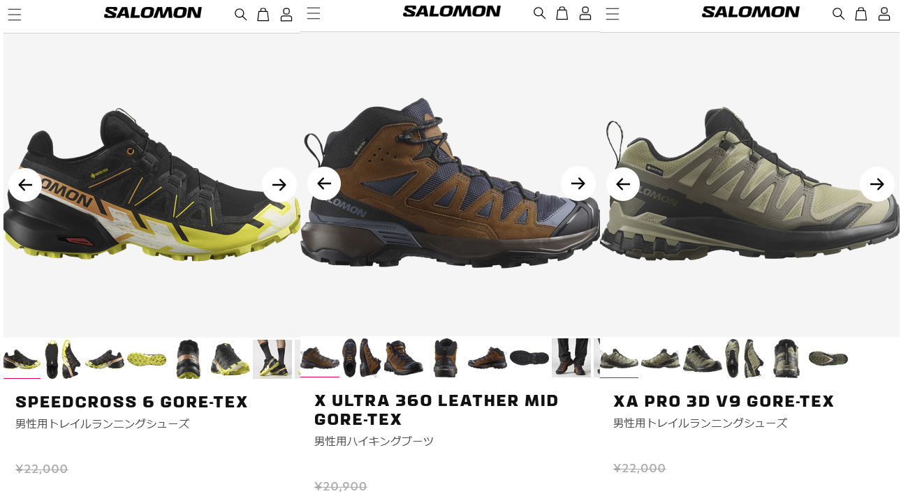 SALOMON サロモン メンズ スニーカー スピードクロス6
