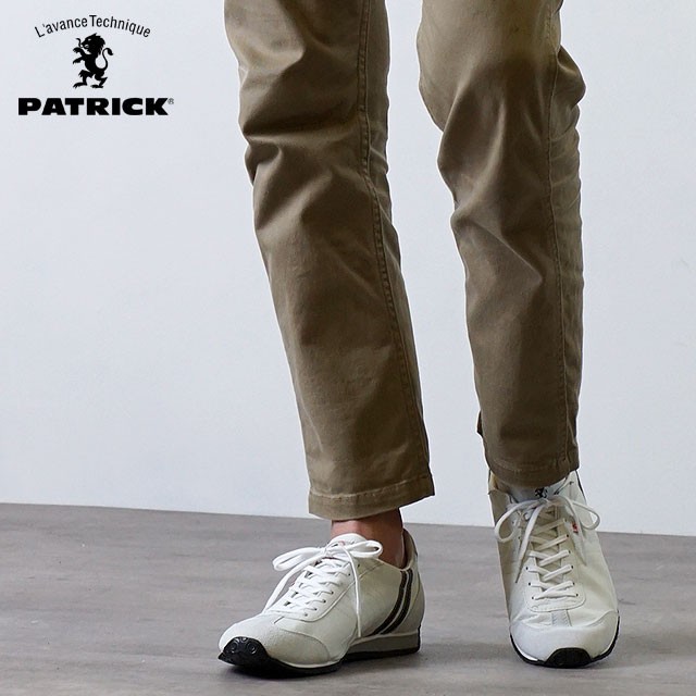 PATRICK パトリック スニーカー 靴 アイリス WH BK 23501 返品