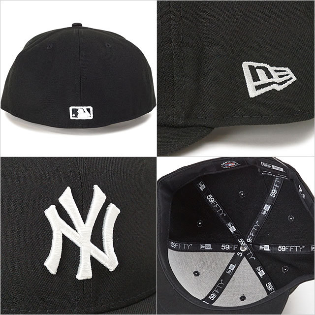 NEWERA ニューエラ NEWERA キャップ MLB カスタム 59FIFTY ニューヨーク・ヤンキース ブラック ホワイト 12336660  :10019350:SHOETIME - 通販 - Yahoo!ショッピング