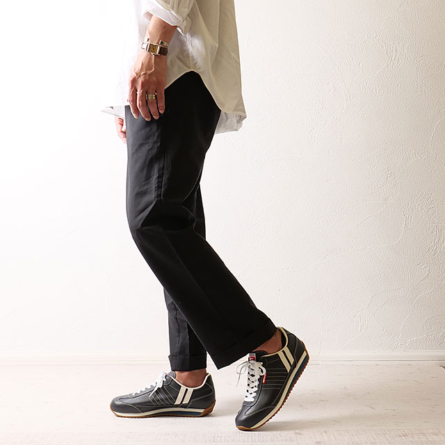 PATRICK（パトリック） スニーカー MARATHON-L マラソン レザー NVY