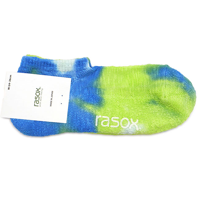 rasox ラソックス メンズ・レディース 靴下 ソックス タイダイ・スニーカー CA091SN24