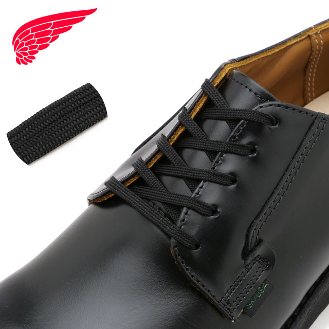 ���b�h�E�B���O REDWING �����A�N�Z�T���[ 36�C���` �t���b�g�i�C�������[�X 97119 36inch Flat Nylon Laces Postman Oxford�p 91cm �u���b�N Black  ���K�戵�X