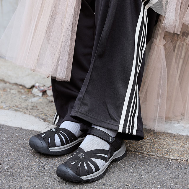 KEEN（キーン） ローズサンダル 靴 KEEN Rose Sandal Black/Neutral