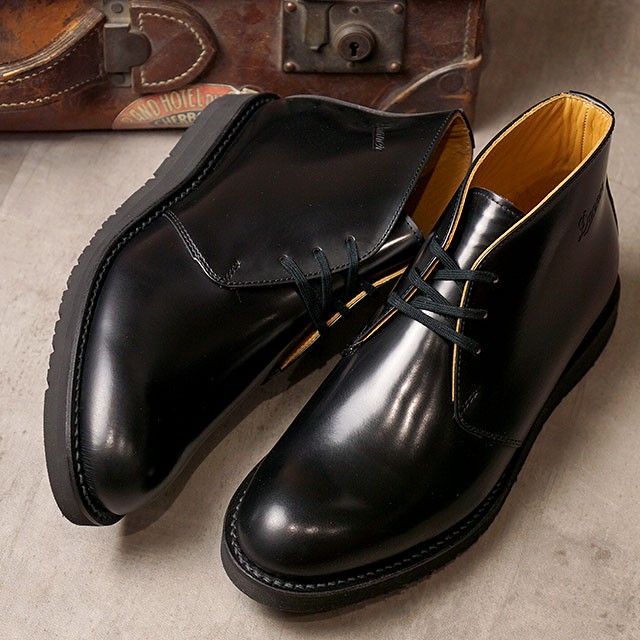 ダナー Danner メンズ ポストマンブーツ D214302 POSTMAN BOOTS 靴 チャッカブーツ BLACK 黒 ブラック系｜mischiefstyle