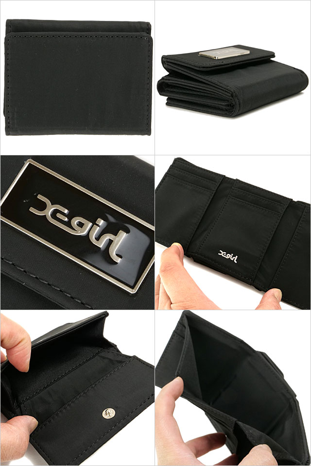 X-girl（エックスガール） トリフォールドウォレット 105213054013