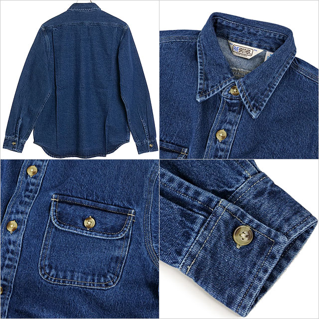 FIVEBROTHER（ファイブブラザー） デニム ワークシャツ 152440 FW24