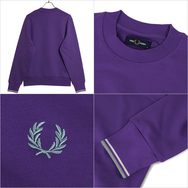 FRED PERRY（フレッドペリー） クルーネック スウェットシャツ M7535 