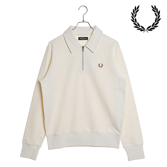 FRED PERRY（フレッドペリー） ジップネック カラースウェットシャツ