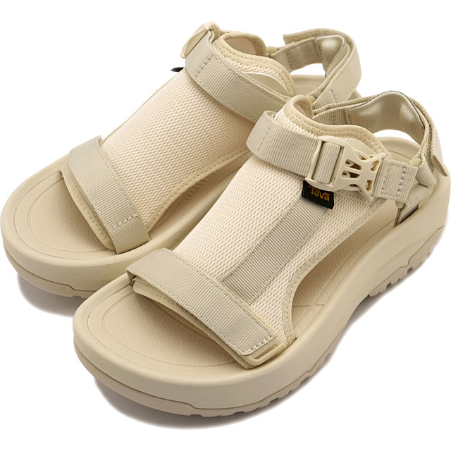 未使用級　TEVA ハリケーン　アンプソール　25cm　ベージュ　厚底サンダル Teva「ハリケーン」厚底サンダルにトープ＆ベージュのグラデ