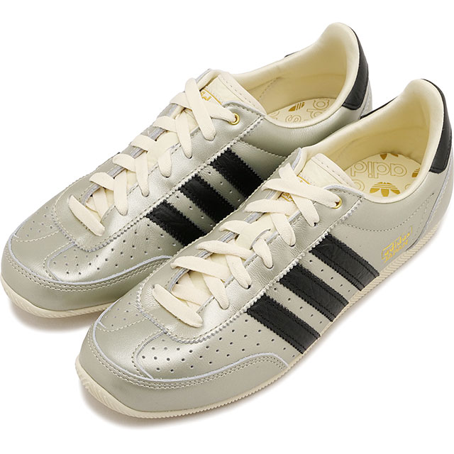 adidas ホワイト スニーカー ゴールドロゴ 10/10発売｜Goldie × adidas Originals Spezial SIlverbirch