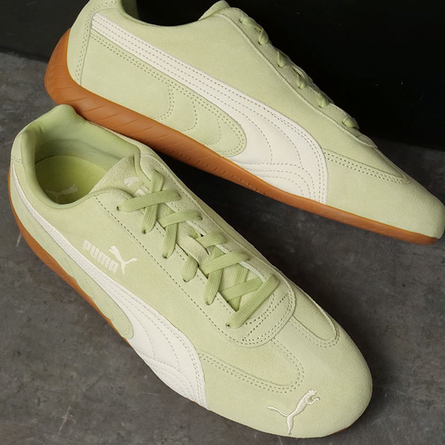 �ԕi�������� �v�[�} PUMA �X�j�[�J�[ �X�s�[�h�L���b�g OG 398846-48 FW25 SPEEDCAT OG �����Y �C �V���[�Y Pistachio-Green ���K�戵�X