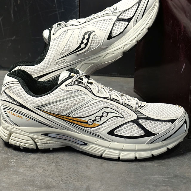 �T�b�J�j�[ Saucony �X�j�[�J�[ �����Y �v���O���b�h�K�C�h7 S70936-26 SS26 Progrid Guide 7 �C ���[�J�b�g�V���[�Y �z���C�g�n ONYX GOLD ���K�戵�X