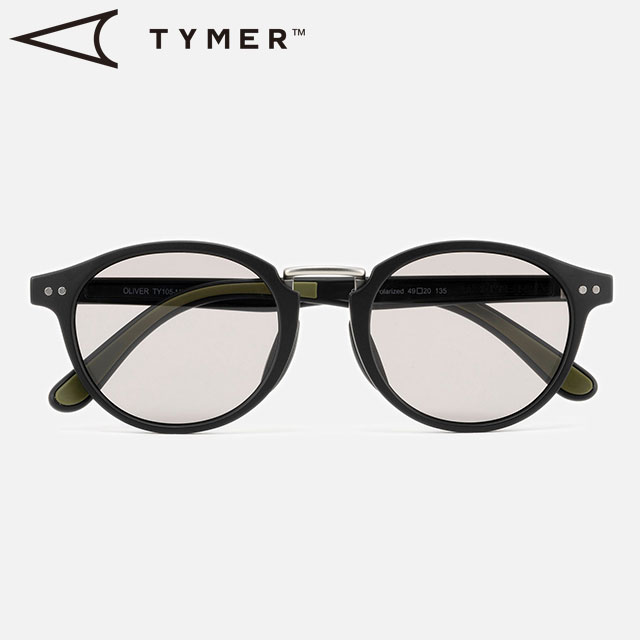 �^�C�}�[ TYMER �T���O���X �Ό����������Y �I���o�[ TY105-MBK-PGYP SS26 OLIVER ���j�Z�b�N�X �A�C�E�F�A �{�X�g�� �u���b�N Matt-Black ���K�戵�X