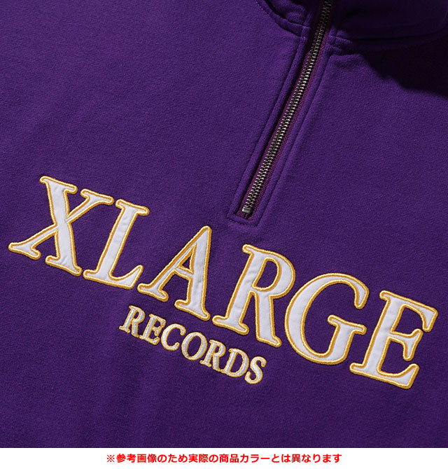 XLARGE エクストララージ メンズ XLレコーズハーフジッププル