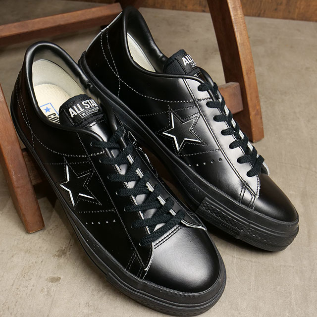 デッドストック コンバース CONVERSE スニーカー ワンスター J 32346517 FW22 ONE STAR J 限定モデル 靴 日本製  BLACKMONOCHROME 黒 ブラック系