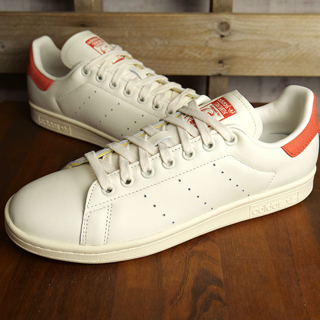 アディダス オリジナルス adidas Originals レディース スニーカー スタンスミス HQ6816 SS23 STAN SMITH サスティナブル ホワイト レッド