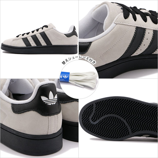 アディダス オリジナルス adidas Originals メンズ スニーカー キャンパス 00s H03470 SS23 CAMPUS 00s ホワイト ブラック｜mischiefstyle｜03