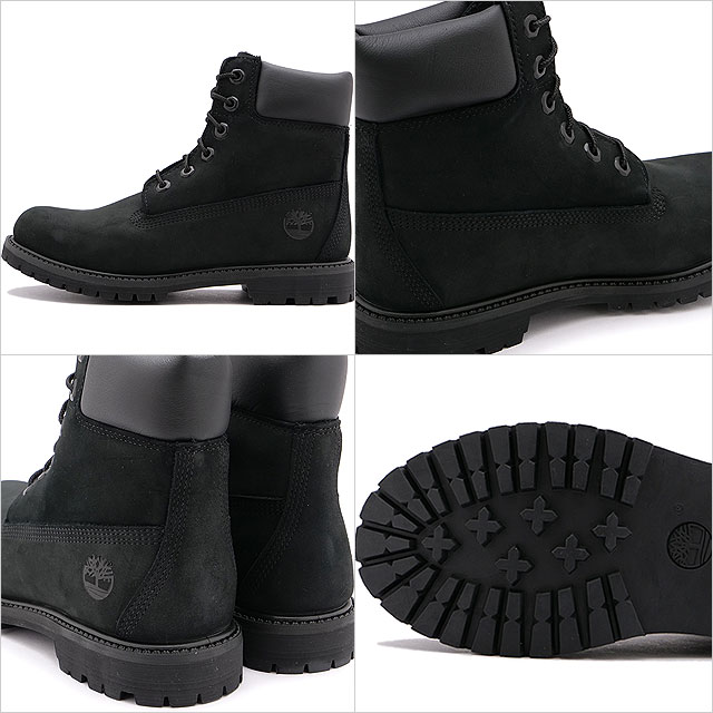 ティンバーランド　Timberland 黒 Timberland Men's 10073 6-Inch Premium Black Nubuck