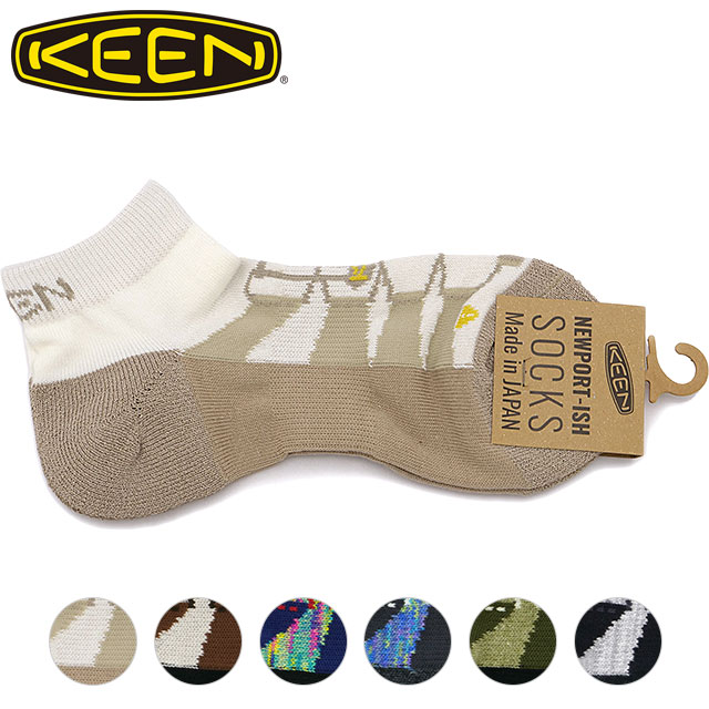 KEEN（キーン） 靴下 ニューポートィシュ ローカット ソックス 1028261