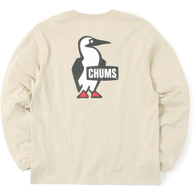 チャムス CHUMS メンズ ブービーロゴロングスリーブTシャツ CH01-2275 SS23 M ...
