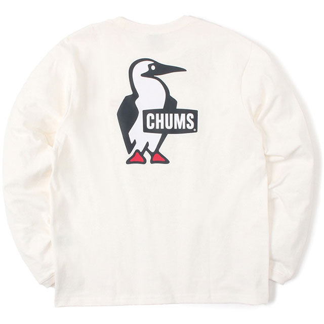 チャムス CHUMS メンズ ブービーロゴロングスリーブTシャツ CH01-2275 SS23 M ...