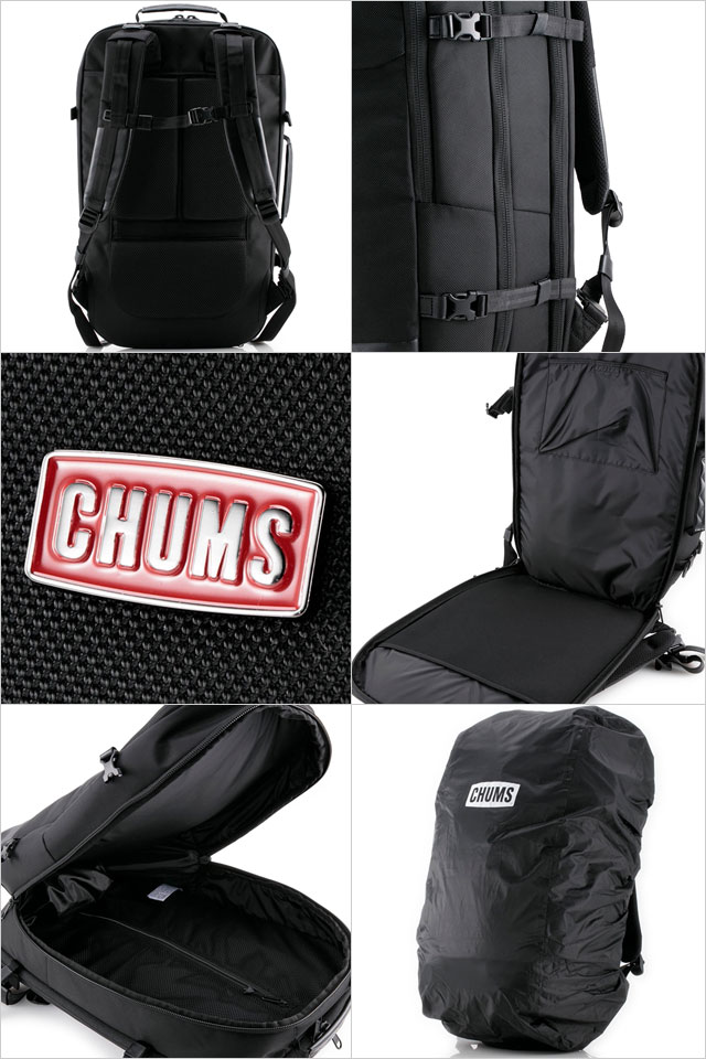 チャムス CHUMS SLCオニキスツーウェイオーバーナイトデイパック CH60-3541 SS23 35L メンズ・レディース 鞄 リュック バックパック アウトドア｜mischiefstyle｜03