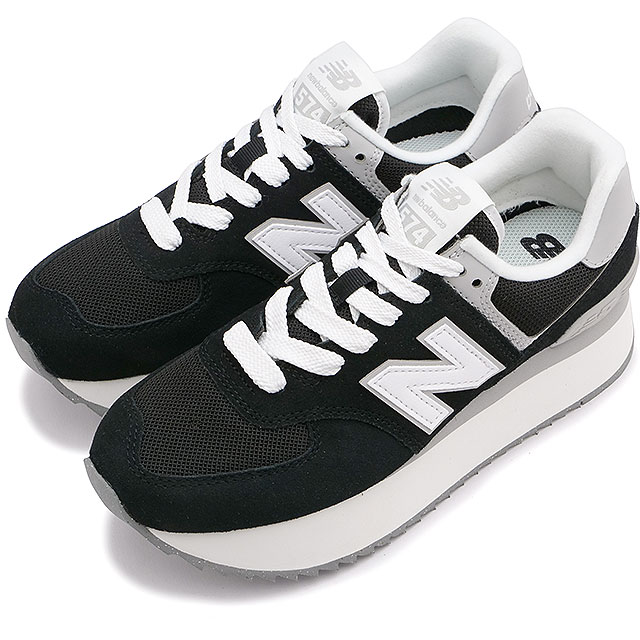 ニューバランス NEWBALANCE レディース スニーカー WL574Z WL574ZSA SS23 Bワイズ 厚底ソール BLACK 黒 ブラック系 :10048951:SHOETIME