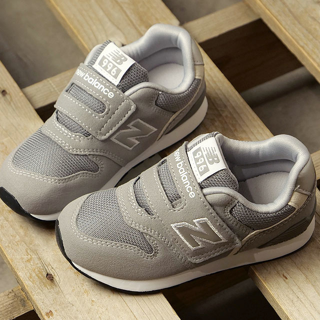 12.0〜16.5cm ニューバランス NEWBALANCE キッズ スニーカー IZ996 IZ996GR3 SS23 男の子・女の子 子供靴 チルドレン Wワイズ 3E〜4E相当 GRAY 灰 グレー系