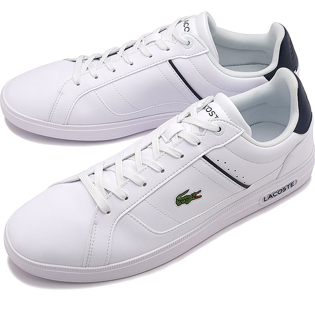 ラコステ LACOSTE メンズ スニーカー ヨーロッパ プロ 45SMA0116-042 SS23 M EUROPA PRO 123 1 SMA 靴 WHT NVY 白 ホワイト系