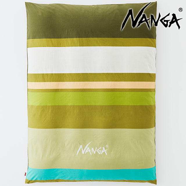 ナンガ NANGA 掛け布団カバー デュベカバーナンガボーダーS NZ2254-4F410 SS23 DUVET COVER NANGA BORDERS S 寝具 シングル 150×210cm S.BEG