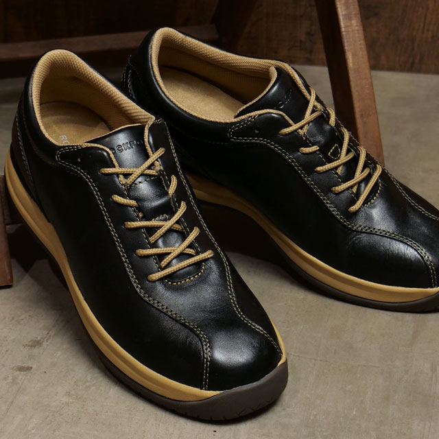 ロックポート ROCKPORT レザーシューズ オープンロード タコニック ML0001W SS23 Open Road Taconic スニーカー 革靴 ワイドワイズ ビジネス BLACK BURNISHED 黒 :10049278:SHOETIME