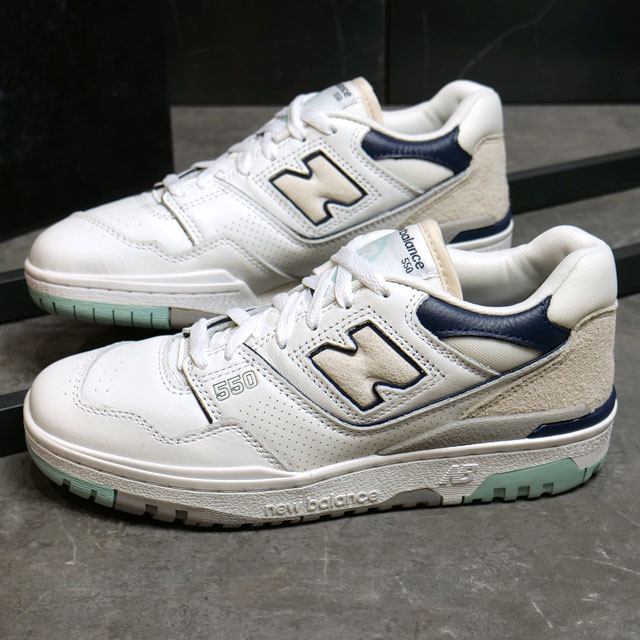 ニューバランス NEWBALANCE レディース スニーカー BB550 BB550WCA FW23 Dワイズ WHITE BLUE