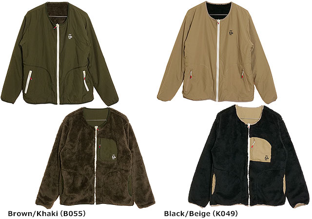 チャムス　エルモフリース　マルチカラー　オーバーサイズL 楽天市場】CHUMS チャムス アウター ジャケット Elmo Fleece
