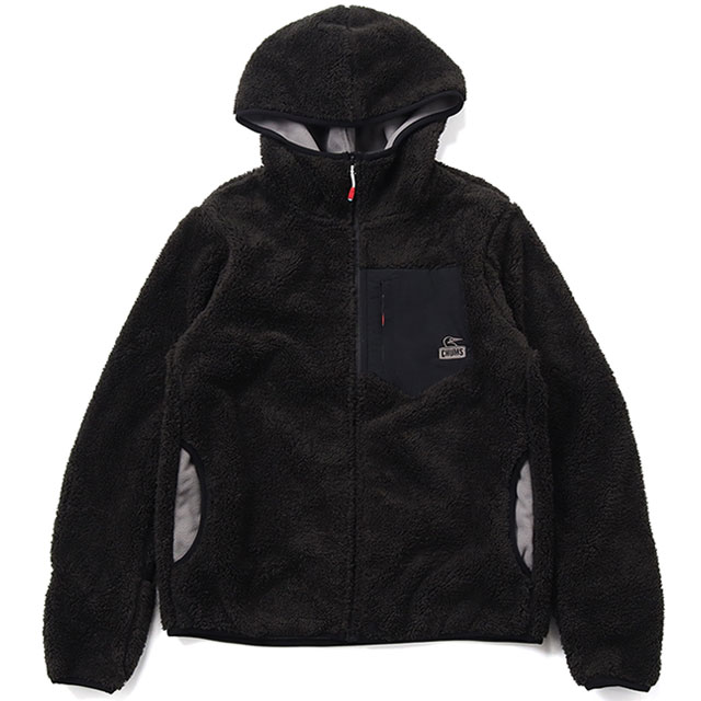 チャムス CHUMS メンズ ボンディングフリースジップパーカー CH04-1387 FW23 M Bonding Fleece Zip Parka アウター フリースジャケット フーディー｜mischiefstyle｜04