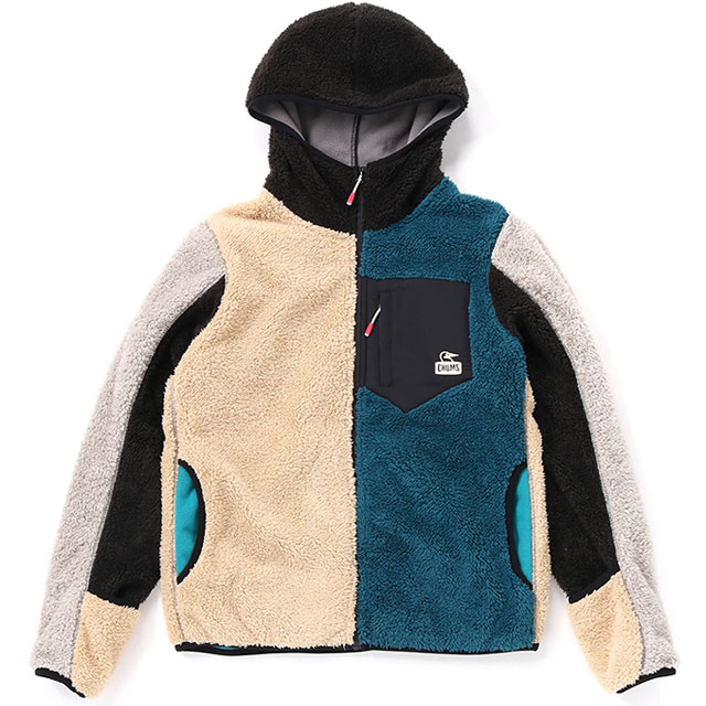 チャムス CHUMS メンズ ボンディングフリースジップパーカー CH04-1387 FW23 M Bonding Fleece Zip Parka アウター フリースジャケット フーディー｜mischiefstyle｜05