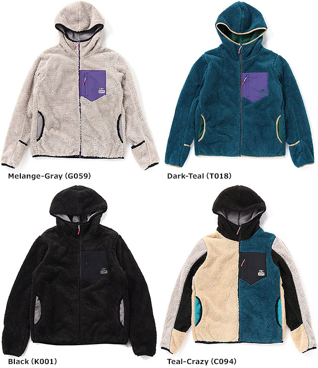 CHUMS（チャムス） メンズ ボンディングフリースジップパーカー CH04