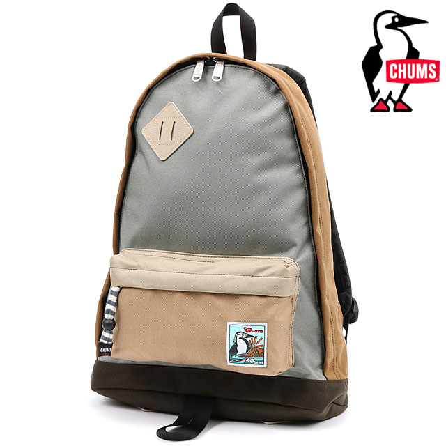 チャムス CHUMS 40イヤーズクラシックデイパックコーデュラナイロン CH60-3667 FW23 40 Years Classic Day Pack CD 鞄 リュック 40周年 Natural-Crazy