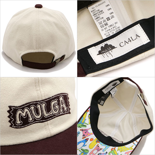CA4LA（カシラ） モルガ ベースボールキャップ CLB00205 FW23 MULGA