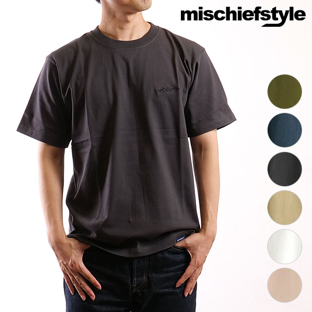 トップス S-s ミスチーフスタイル mischiefstyle ジョウモウサンザンロゴT