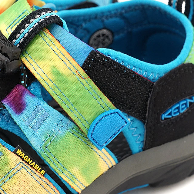 20〜23.5cm KEEN キーン サンダル 靴 キッズ NEWPORT H2 ニューポート エイチツー Rainbow Tie Dye 1018441 正規取扱店 | KEEN | 03