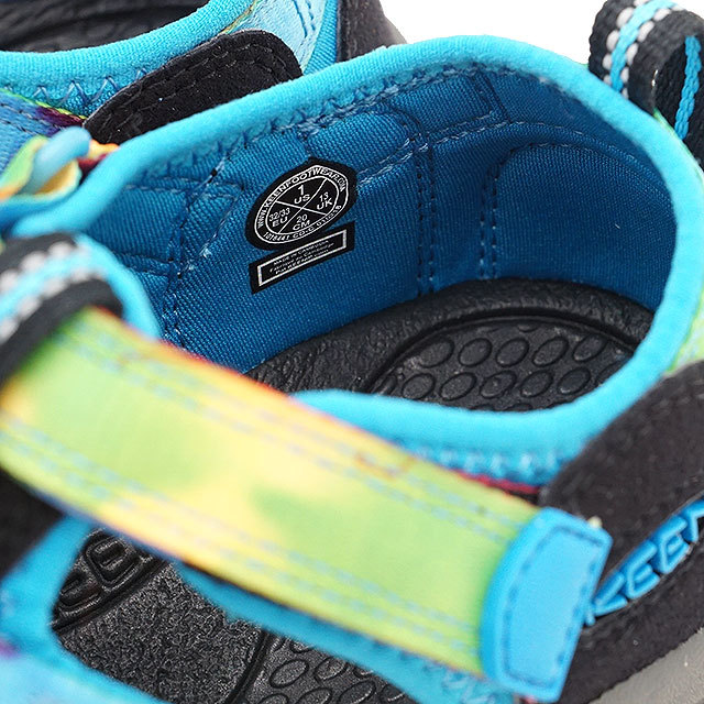 20〜23.5cm KEEN キーン サンダル 靴 キッズ NEWPORT H2 ニューポート エイチツー Rainbow Tie Dye 1018441 正規取扱店 | KEEN | 04