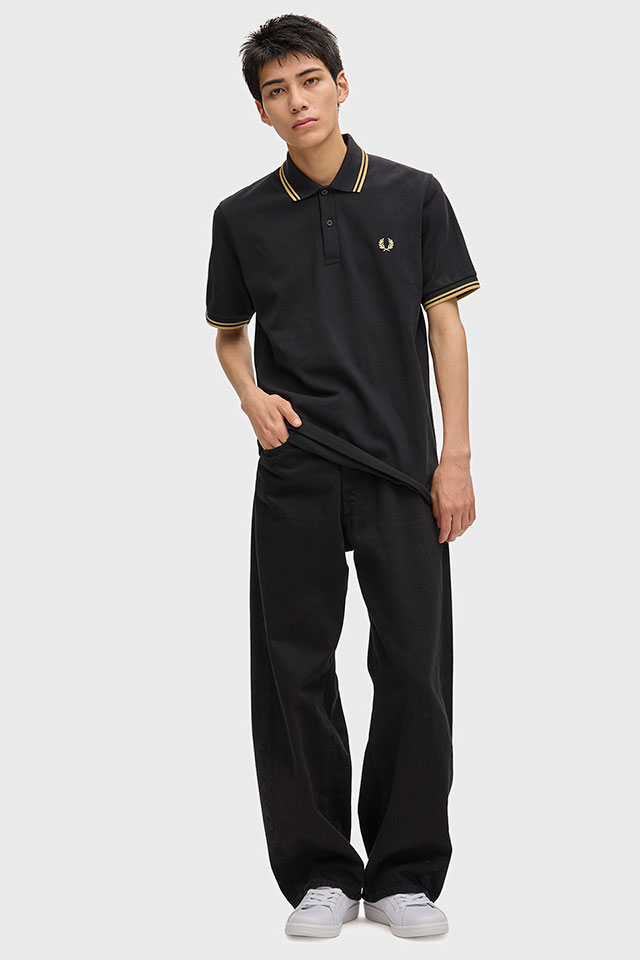 FRED PERRY（フレッドペリー） ポロシャツ ツインティップド フレッド